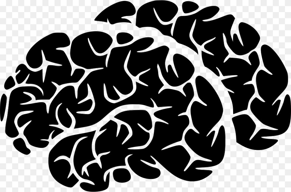 Brains Illustration, Stencil, Pattern Free Png