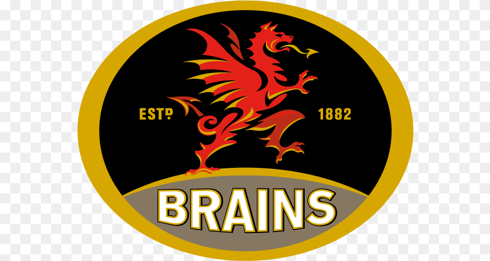 Brains United Logo Brains Beer Logo, Emblem, Symbol Free Png Download
