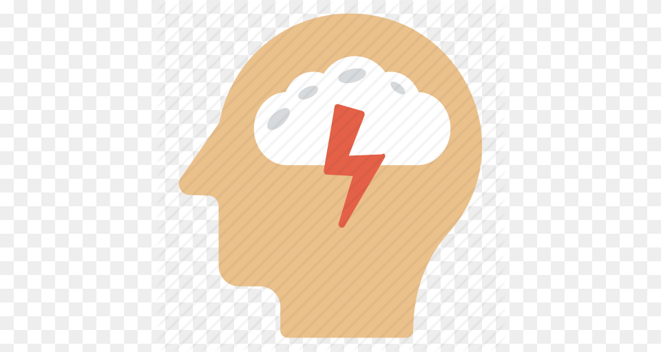 Brainstorm Bright Thought Creative Person Realization Thinking, Head, Face, Light, Disk Free Png