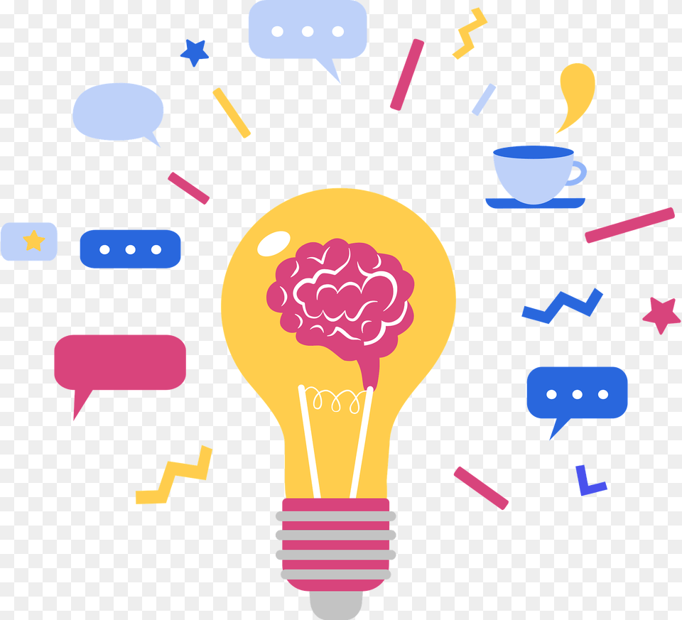 Brainstorm Clipart, Light, Cup, Lightbulb Free Transparent Png