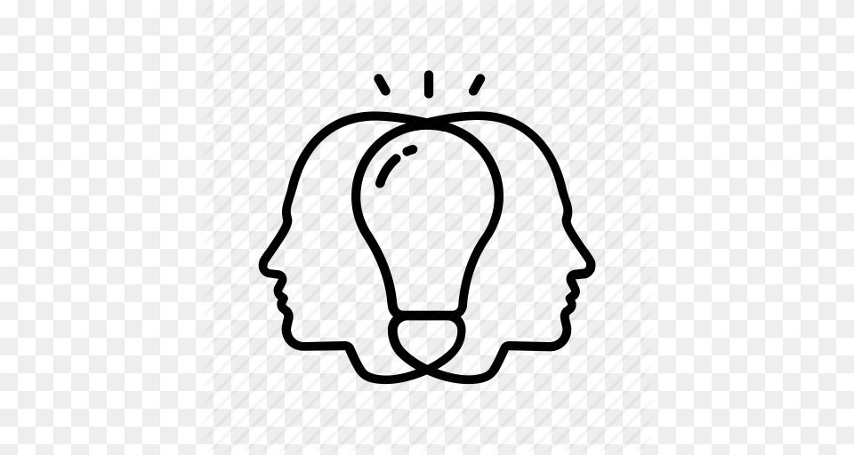Brainstorm Collective Creative Head Idea Team Thinking Icon, Bag, Body Part, Hand, Person Png