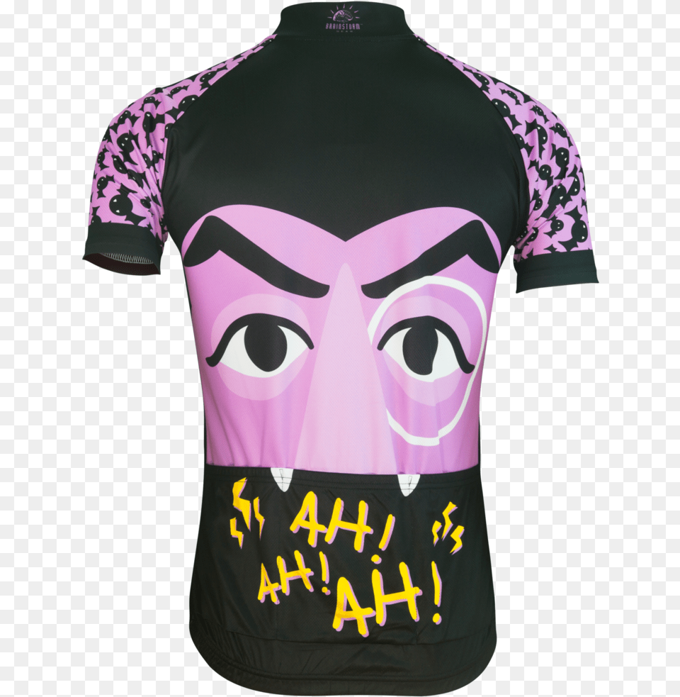 Brainstorm Jersey The Count Rear Count Von Count, Clothing, Shirt, T-shirt, Adult Free Transparent Png