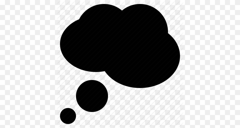 Brainstorming Bubble Cloud Creative Idea Thinking Thought Icon, Home Decor, Silhouette Free Png