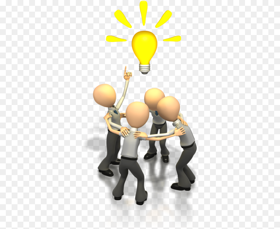 Brainstorming Leadership Business Idea Brainstorming Animation, Light, People, Person, Lighting Png Image