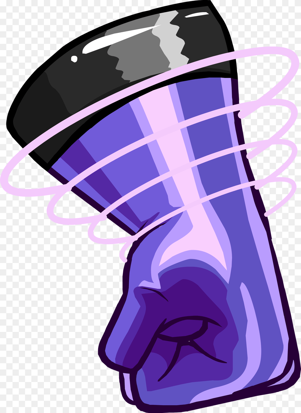 Brainwave Gloves Clothing Icon Id 5247 Power Gloves Club Penguin, Purple, Lighting, Light Png Image