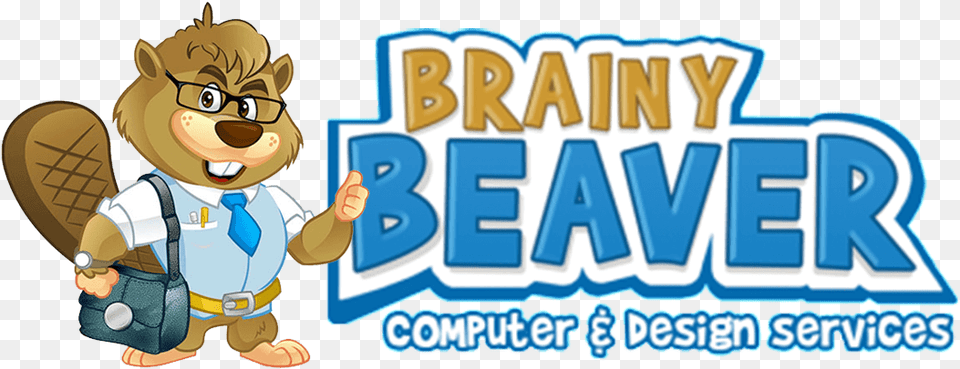 Brainy Beaver, Baby, Person, Book, Comics Png Image