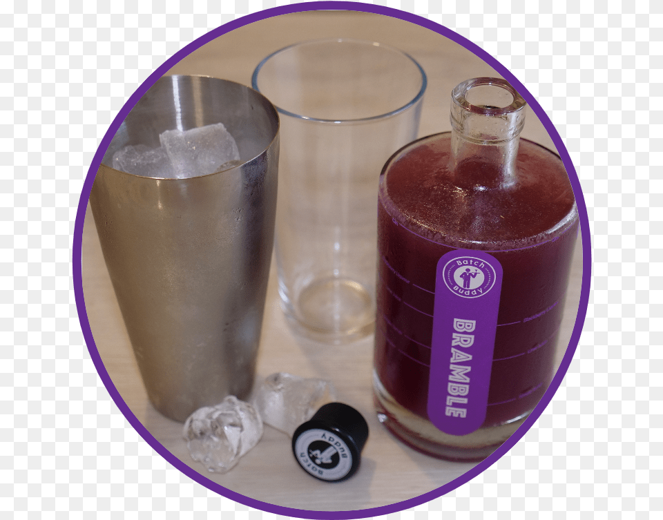 Bramble Batching Bottle Cylinder, Cup, Alcohol, Beer, Beverage Free Png