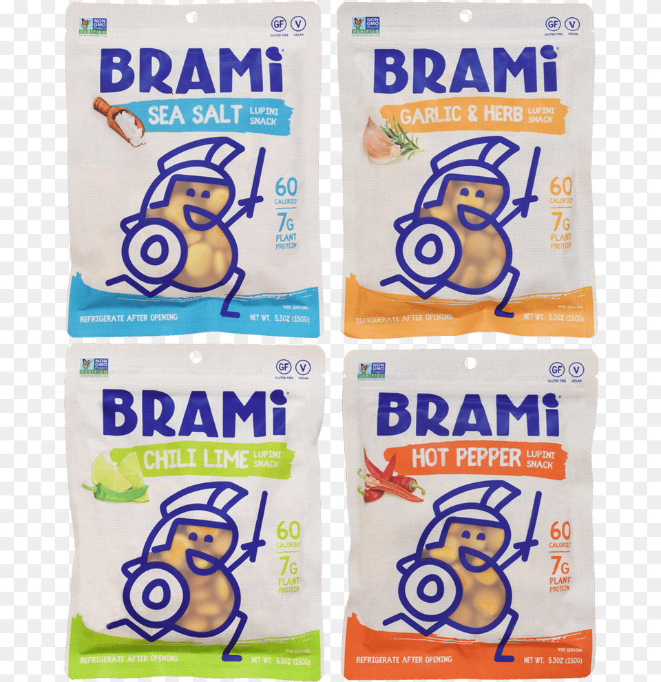Brami Starter Pack Lupini Snack Brami Snacks, Baby, Person, Face, Head Free Png Download