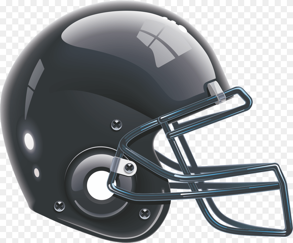 Brampton Bulldogs Black Football Helmet, American Football, Sport, Football Helmet, Playing American Football Free Transparent Png