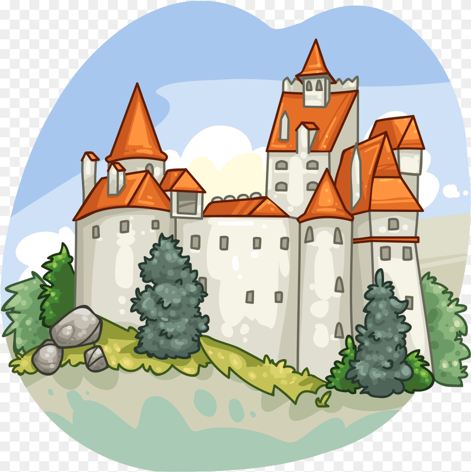 Bran Castle, Architecture, Building, Fortress Free Png Download