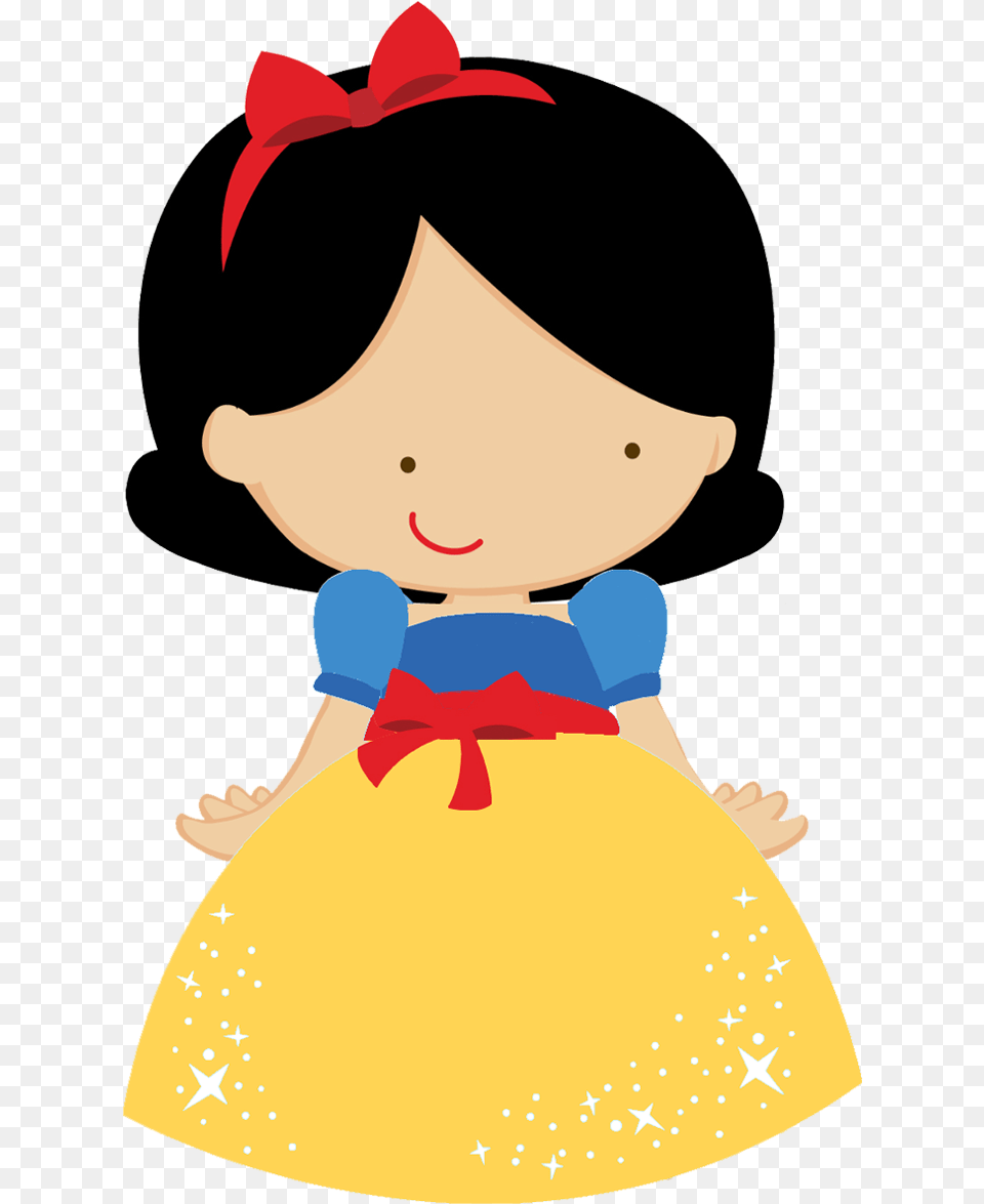 Branca De Neve Cute Clipart Download Cute Snow White Clipart, Doll, Toy, Baby, Person Png Image