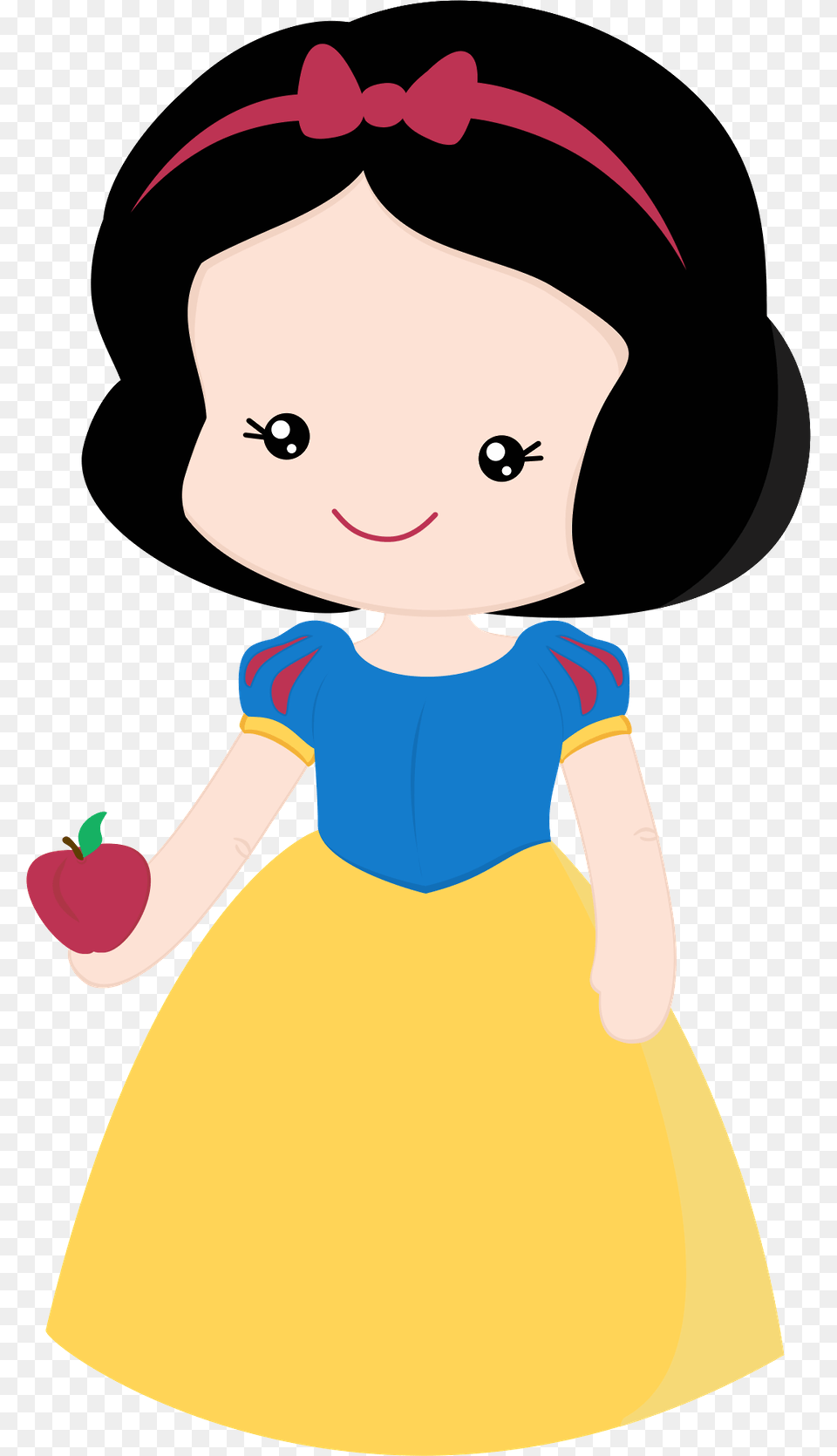 Branca De Neve Cute Cute Snow White Clipart, Baby, Person, Face, Head Free Png