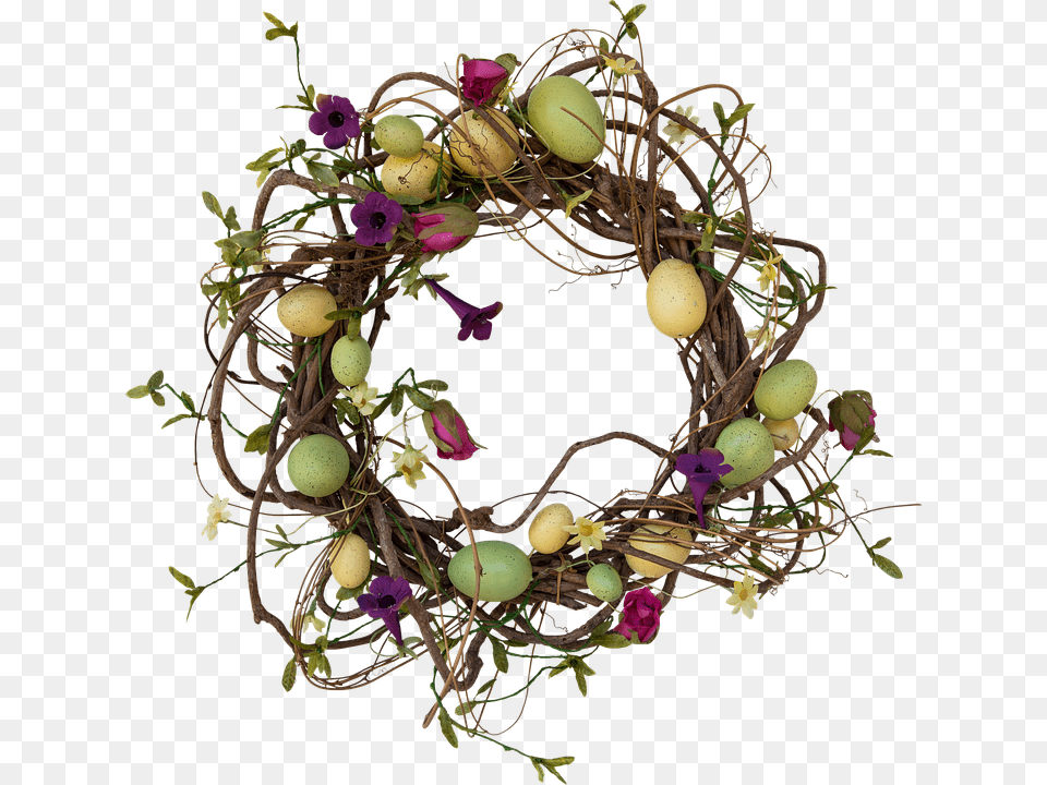 Branch Plant, Wreath, Fungus, Flower Png Image