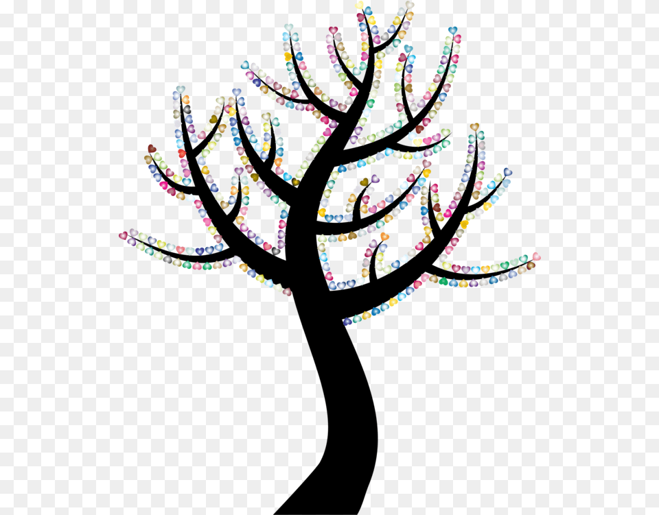 Branch Clipart Tree Trunk Clip Art Colorful Tree Tree With 6 Branches, Accessories Free Transparent Png