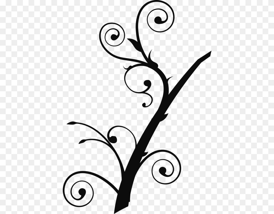 Branch Drawing Tree Silhouette Computer Icons, Art, Floral Design, Graphics, Pattern Free Transparent Png