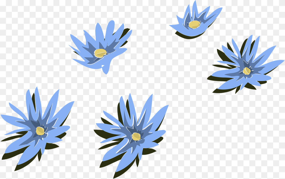 Branch Flower Brush Blue Clipart, Art, Graphics, Pattern, Daisy Png Image