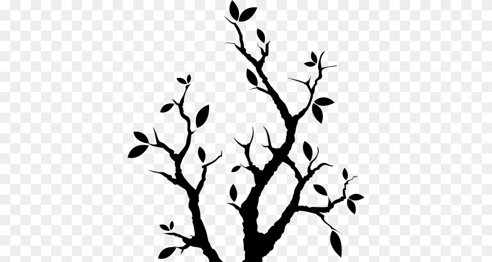 Branch Icon, Silhouette, Lighting Png Image