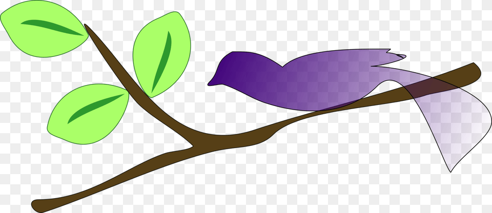Branch Tree Line Art Silhouette, Leaf, Plant, Purple, Flower Free Png