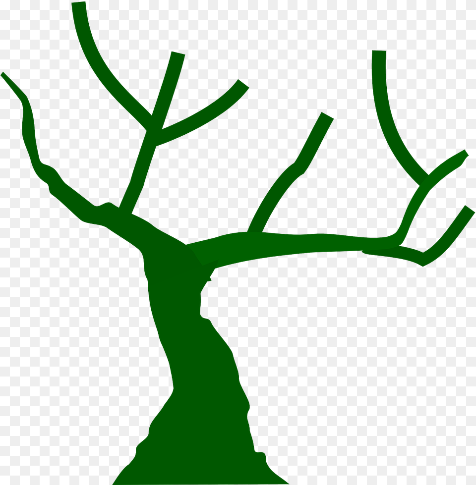 Branch Trunk Tree Wood Twig Green Tree Trunk Clipart, Animal, Deer, Mammal, Wildlife Png