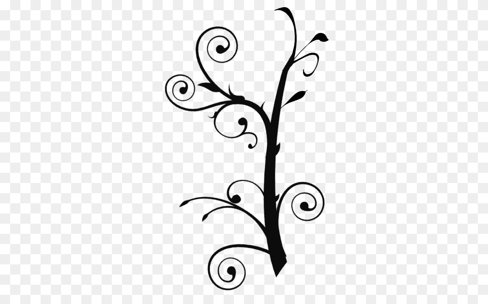 Branch Vine Swirl Clip Arts For Web, Art, Floral Design, Graphics, Pattern Png