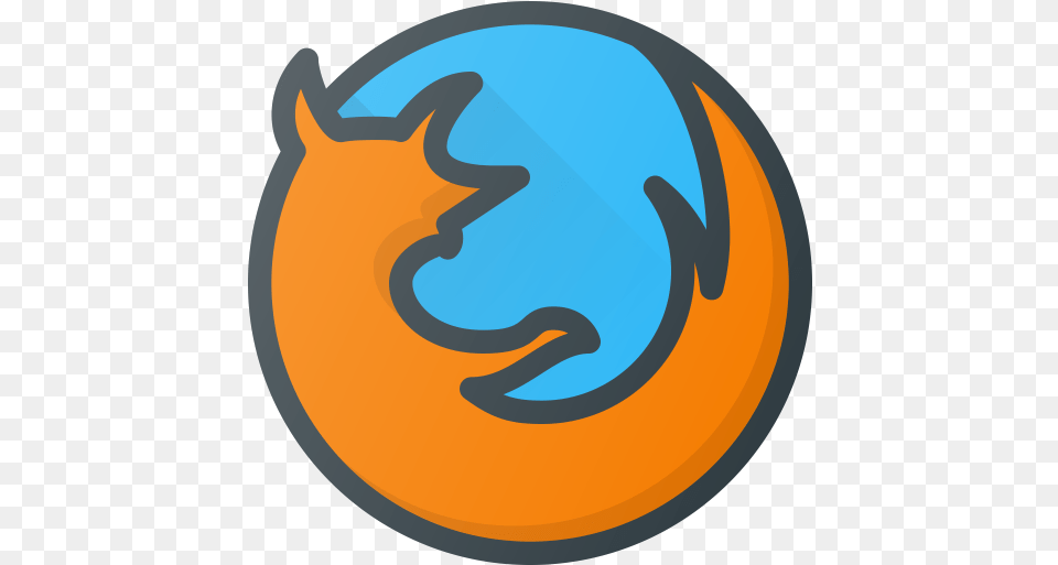 Brand Brands Firefox Logo Logos Icon Firefox Icon Line Svg, Astronomy, Outer Space, Planet, Disk Free Png Download