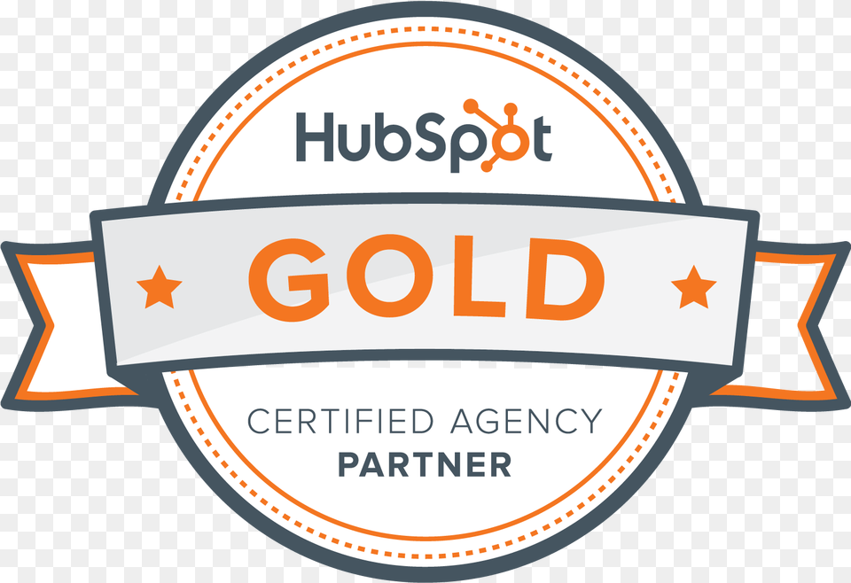 Brand Design U0026 Development Digital Marketing Klyp Hubspot Gold Partner Badge, Logo, Symbol, Disk Free Transparent Png