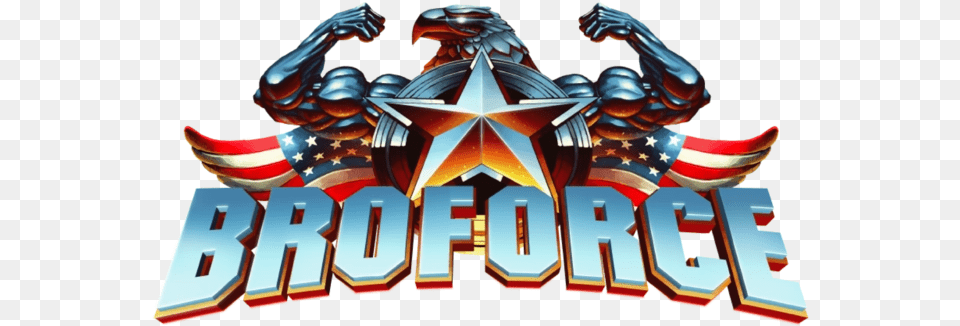 Brand Game Linux Download Hd Logo Broforce, Person Png Image
