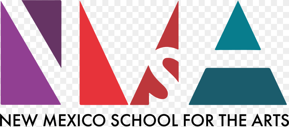 Brand Guide New Mexico School For The Arts New Mexico School For The Arts Logo, Triangle Png Image
