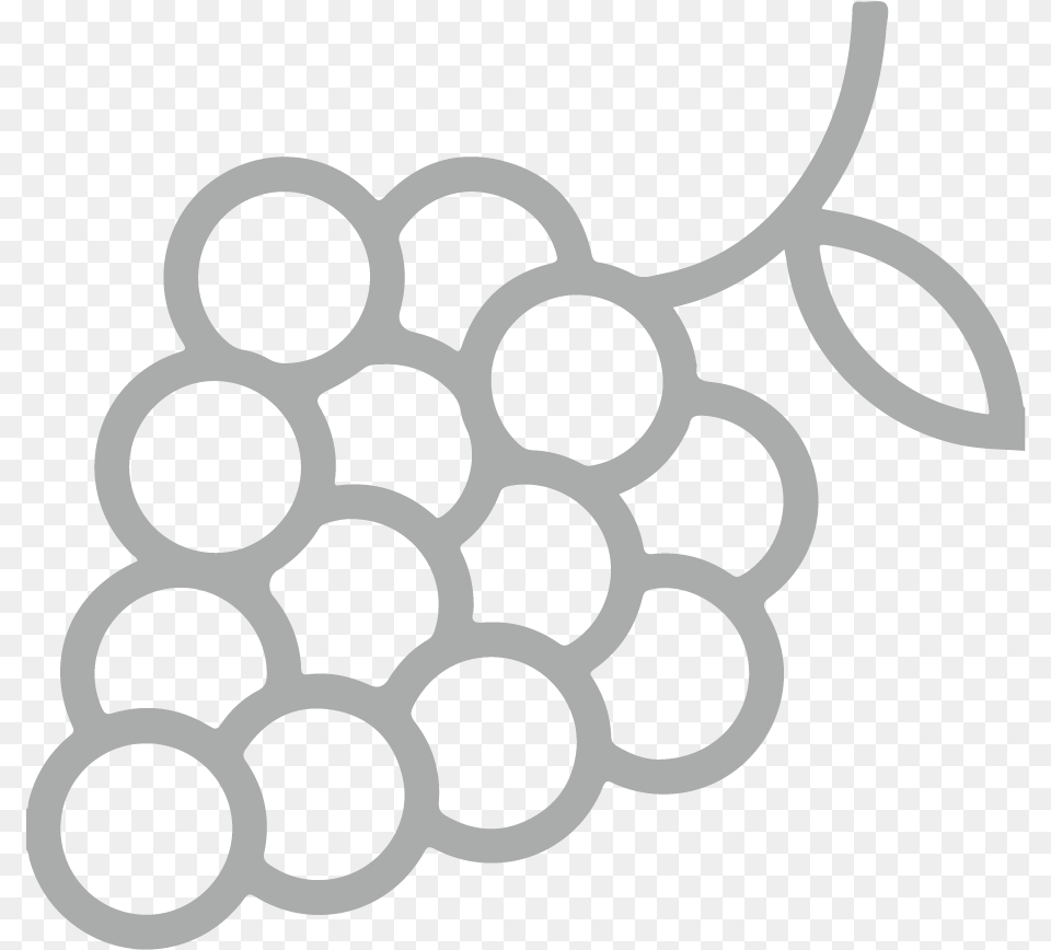 Brand Logo Grapes Black And White Clip Art, Food, Fruit, Plant, Produce Free Png Download