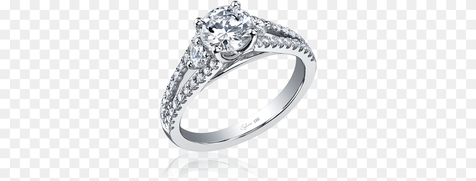 Brand Name Designer Jewelry In Elmhurst Illinois Sylvie Engagement Rings, Accessories, Ring, Silver, Diamond Free Png