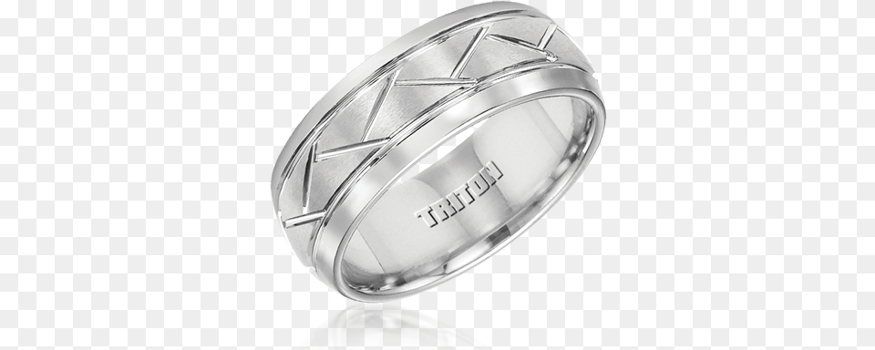 Brand Name Designer Jewelry In Mason Ohio Triton White Tungsten Wedding Ring, Platinum, Silver, Accessories Free Transparent Png