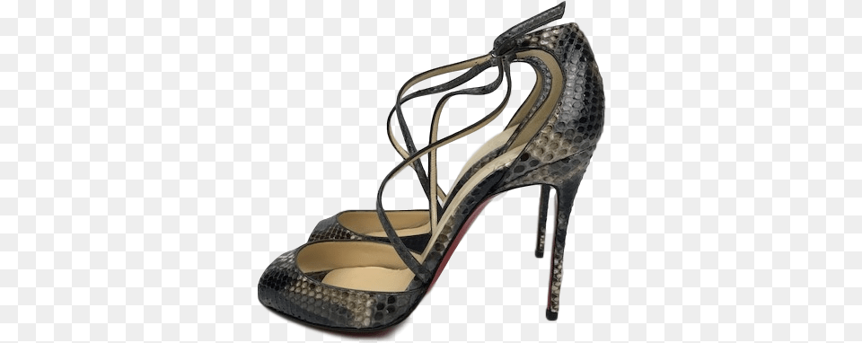 Brand New Christian Louboutin So F Python Sandals Basic Pump, Clothing, Footwear, High Heel, Sandal Free Transparent Png