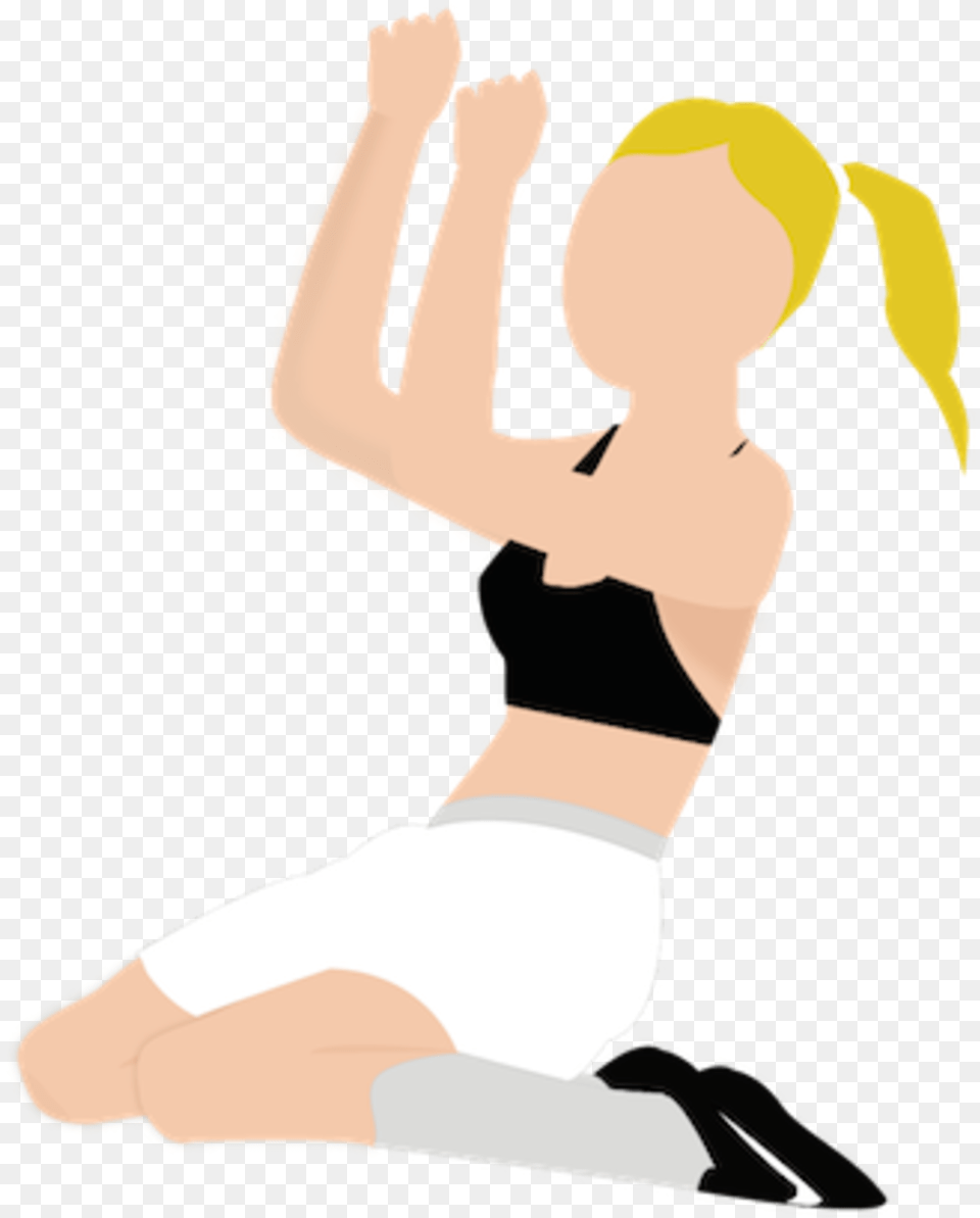 Brandi 02 Illustration, Kneeling, Person, Adult, Female Png Image