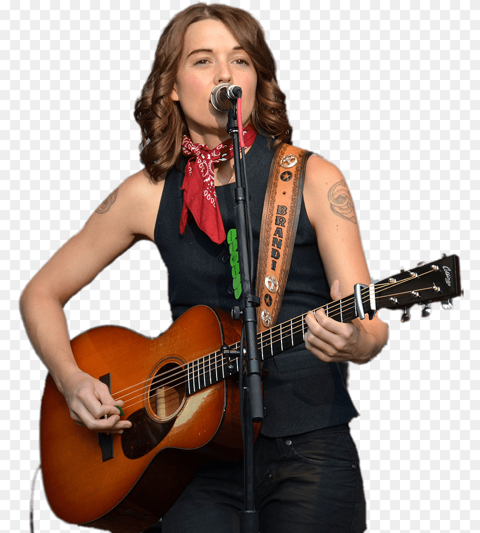 Brandi Carlile With Guitar Rock Concert, Musical Instrument, Adult, Person, Woman Png Image