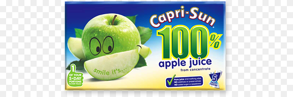 Brandme Capri Sun Logo, Advertisement, Apple, Food, Fruit Free Transparent Png