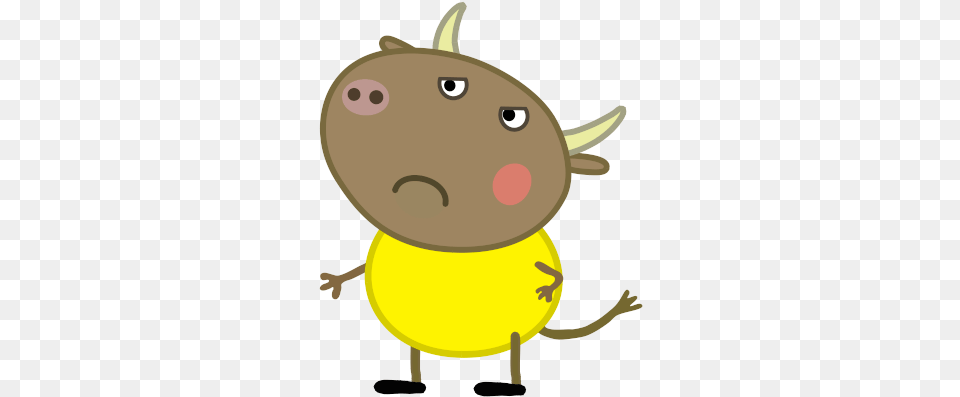 Brandon Bull Peppa Pig Characters Bull, Animal, Mammal, Rat, Rodent Free Transparent Png