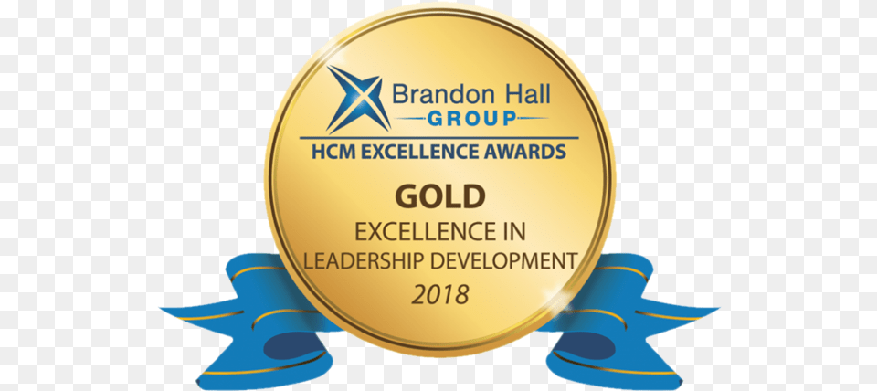 Brandon Hall Group Hcm Excellence Award, Gold, Trophy, Gold Medal, Disk Free Transparent Png