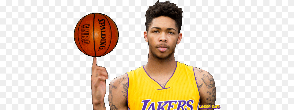 Brandon Ingram Lakersgifs Animated Laker Gifs Memes Basketball Player Gif, Ball, Basketball (ball), Sport, Adult Png Image