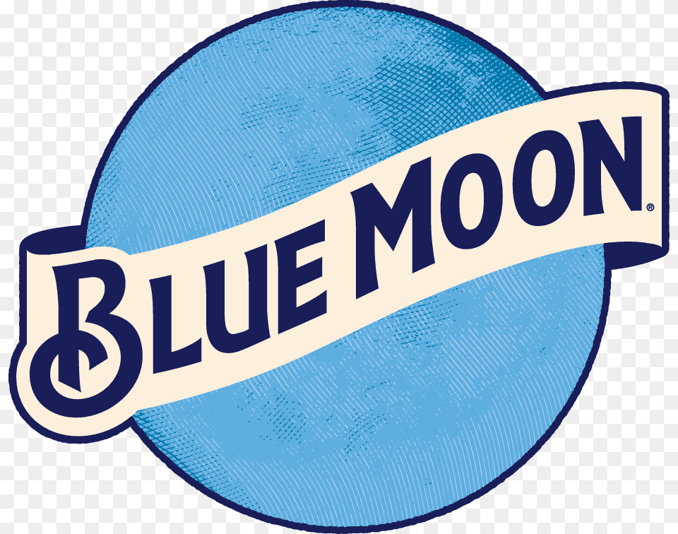 Brands Dakota Beverage Blue Moon Beer Logo, Badge, Symbol, Disk Free Png