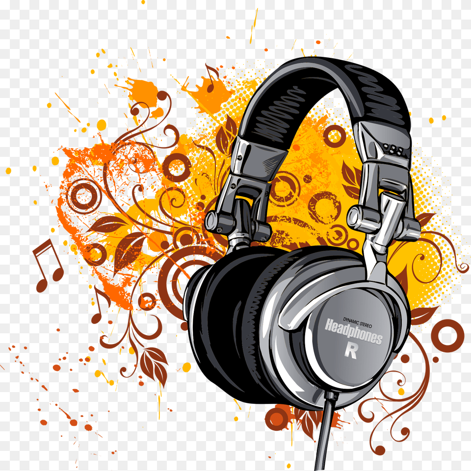 Brands Increasingly Need To Stand Out In A Cluttered Abstract Music Vector, Electronics, Headphones Free Png