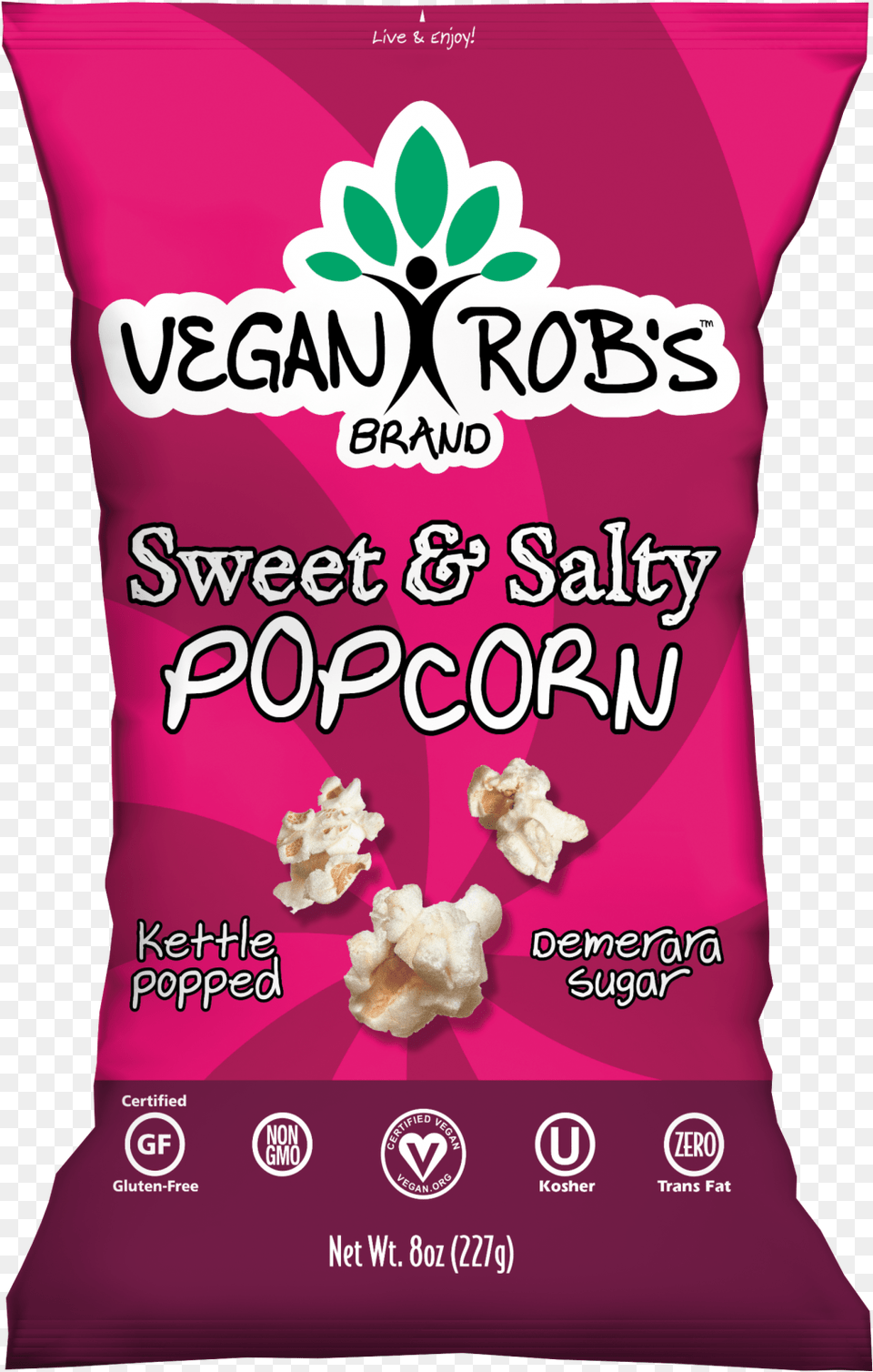 Brands Vegan Rob39s Sweet Amp Salty Popcorn Rob39s Brands Sweet Amp Salty Popcorn, Food, Snack, Ketchup Free Transparent Png