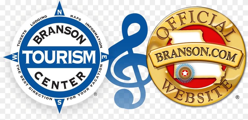 Branson Tourism Center Branson Missouri Attractions, Badge, Logo, Symbol Free Png Download