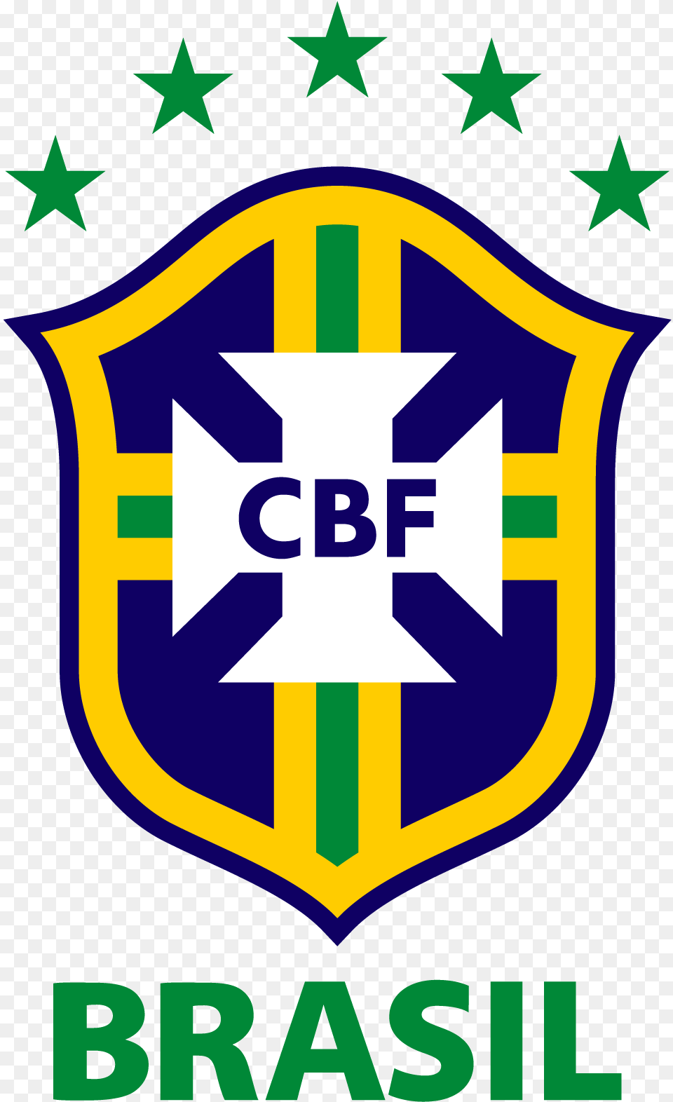 Brasil Logo Brazil Football Team Badge, Symbol, Flag Free Png