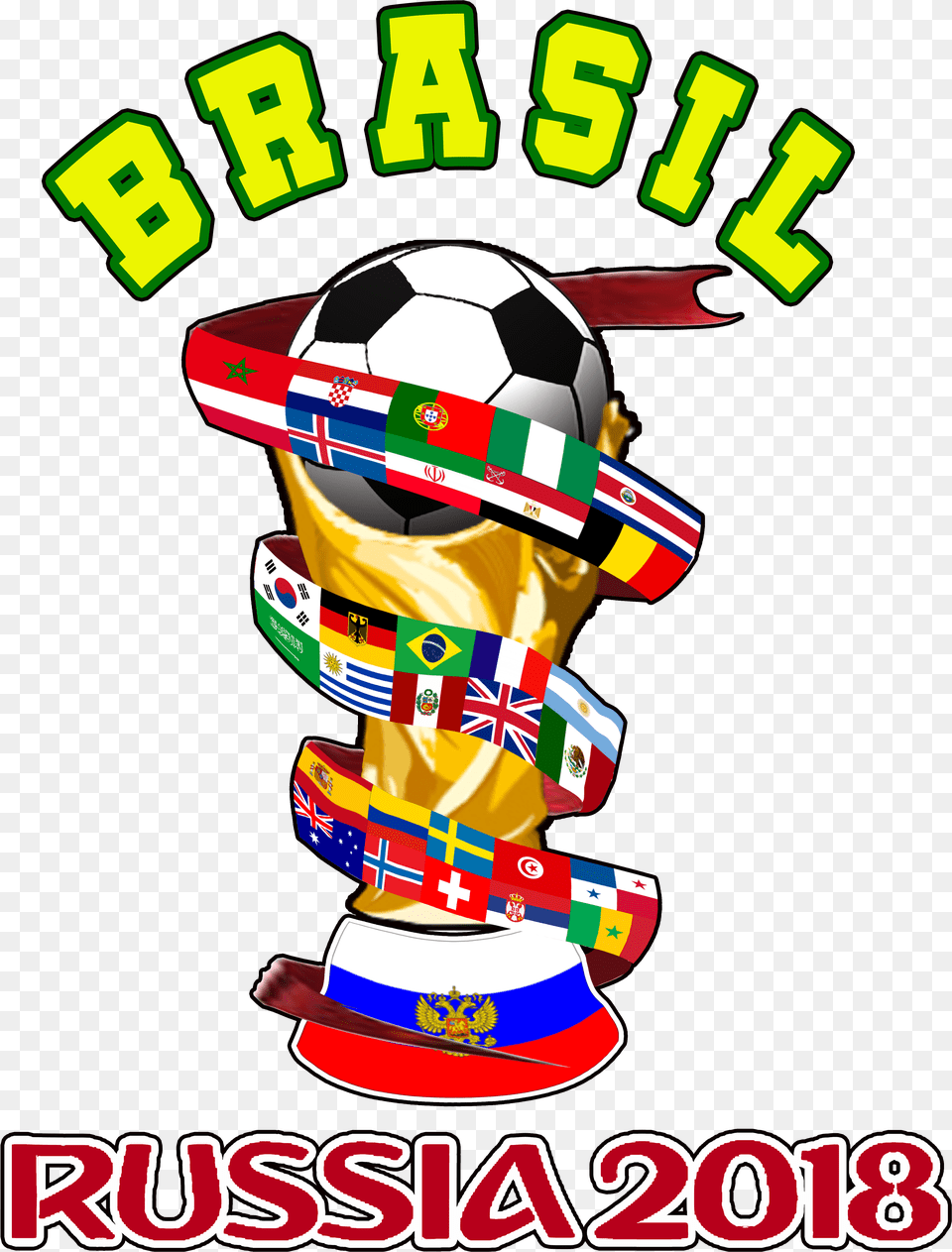 Brasil World Cup Russia World Cup Russia 2018 France, Advertisement, Poster, Ball, Football Free Png Download