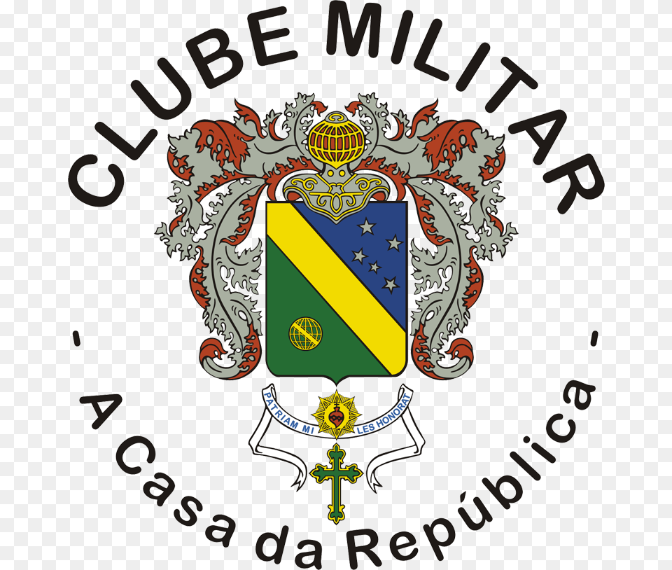 Braso Clube Militar Fundo Transparente Clube Militar, Emblem, Symbol, Logo, Head Free Png Download