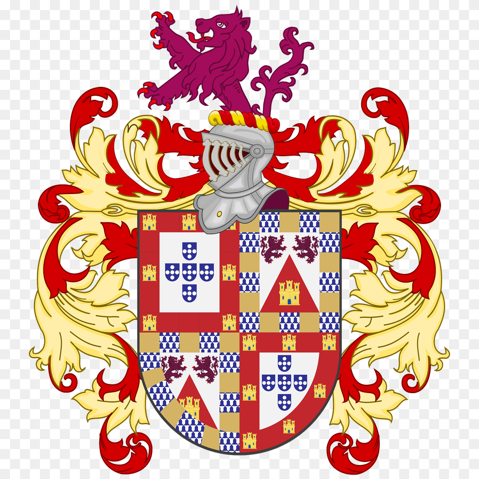 Braso Dos Noronha De Portugal Clipart, Armor, Shield, Emblem, Symbol Free Png Download