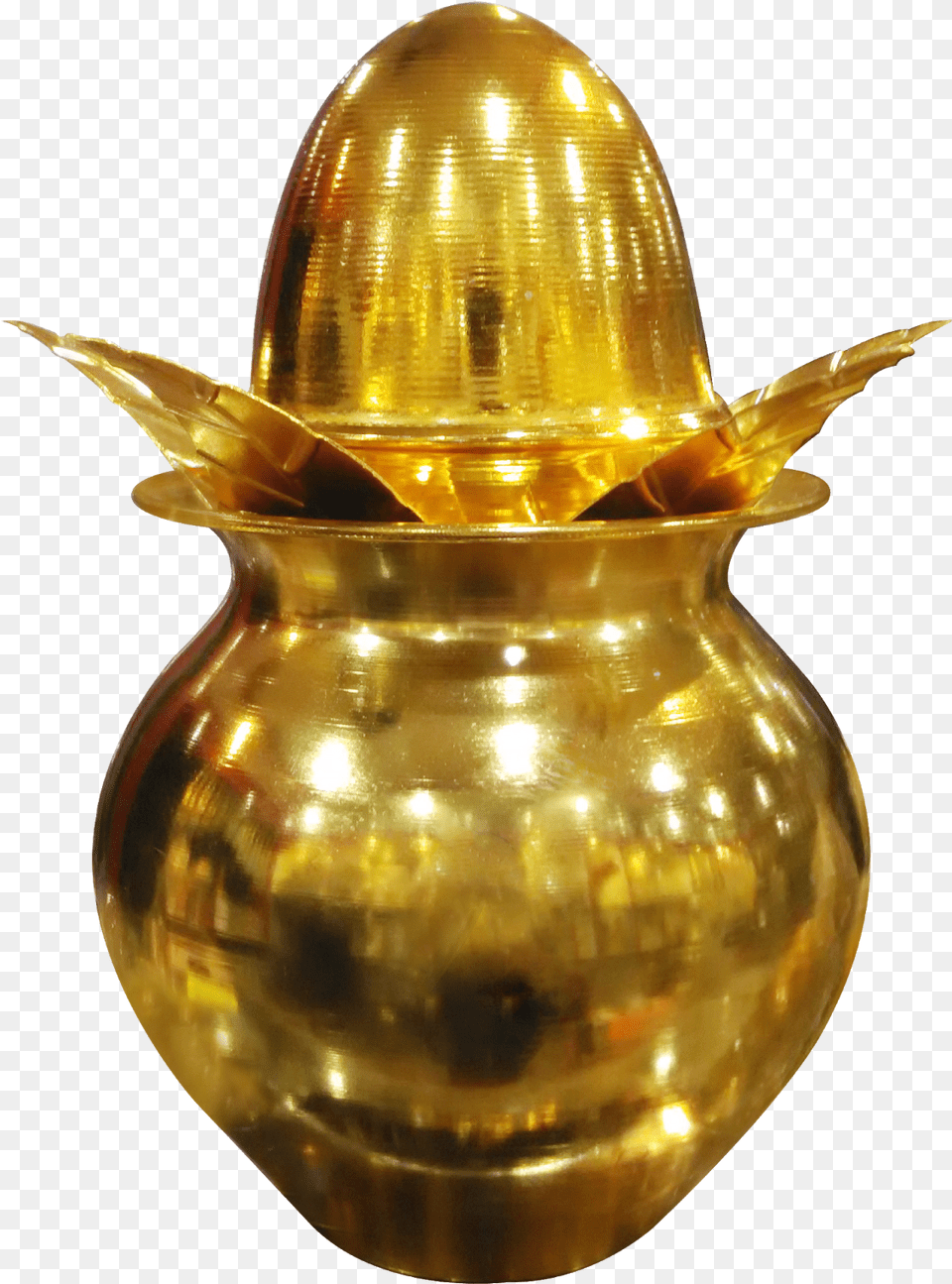 Brass, Jar, Pottery, Urn Free Png Download