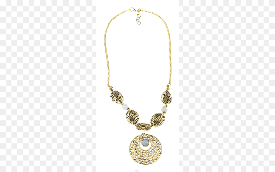 Brass Chain Necklace Circle Golden Onyx Oval Ornate Brass Kette Halskette Kreis Golden Labradorit Verschnrkelt, Accessories, Jewelry, Locket, Pendant Free Transparent Png