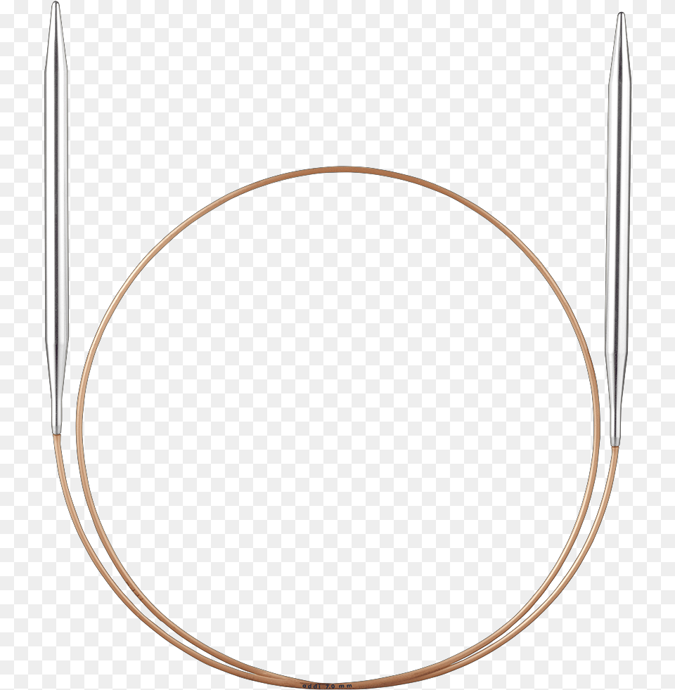Brass Circular Knitting Needles From Addi Circle, Bow, Weapon, Hoop Png