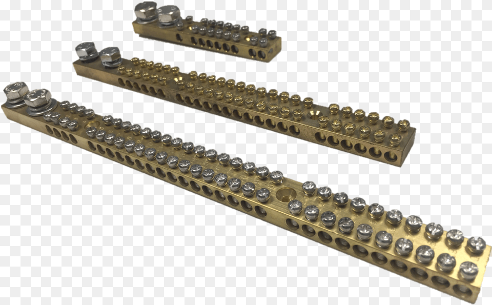 Brass Earth Bars Neutral Link Bars Switchboard, Machine Free Png